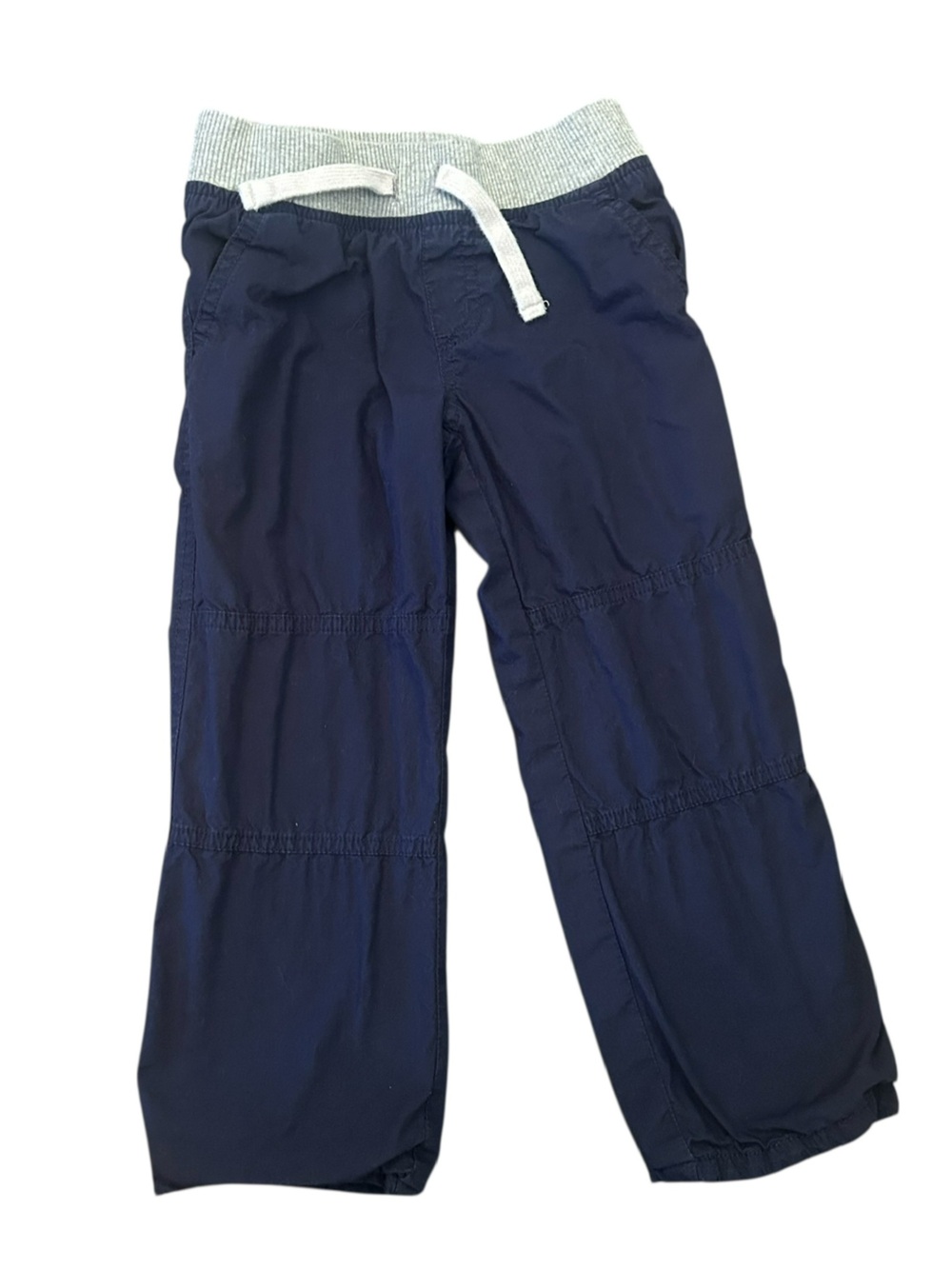 Crazy 8 Boys Navy Lined Canvas Jogger Pants Size 4T
